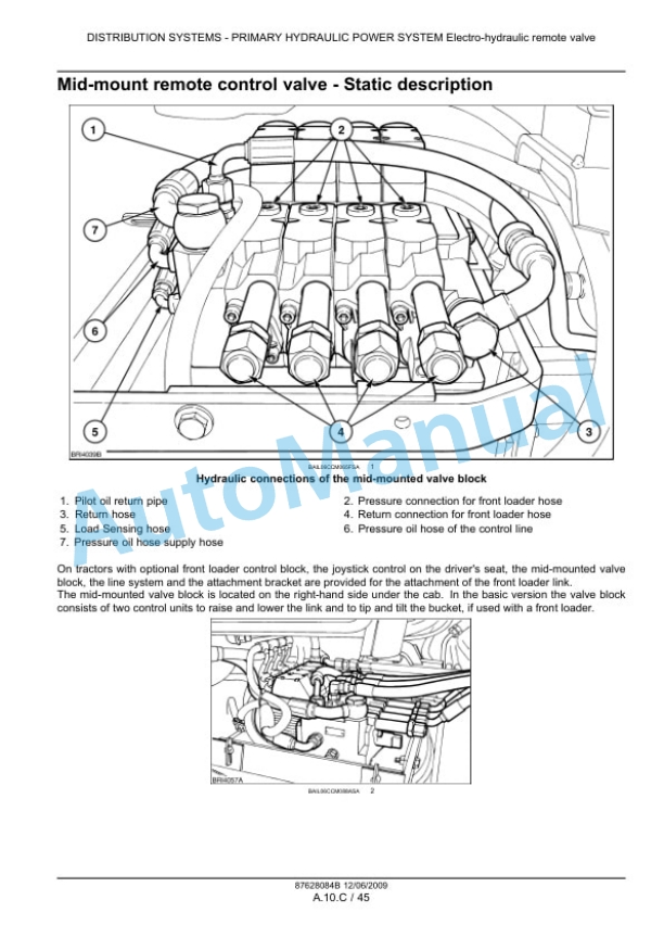 New Holland T7030, T7040, T7050, T7060 Tractor Service Manual 84410775 3 New Holland T7030, T7040, T7050, T7060 Tractor Service Manual 84410775 - Image 3