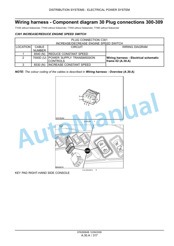 New Holland T7030, T7040, T7050, T7060 Tractor Service Manual 84410776 12 New Holland T7030, T7040, T7050, T7060 Tractor Service Manual 84410776-4