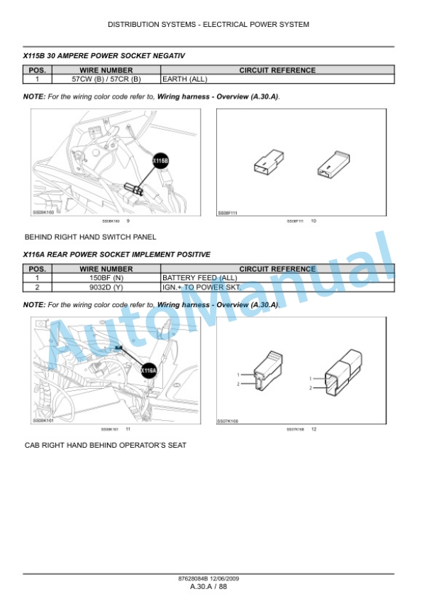 New Holland T7030, T7040, T7050, T7060 Tractor Service Manual 84410777 10 New Holland T7030, T7040, T7050, T7060 Tractor Service Manual 84410777-2