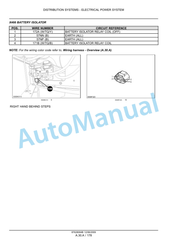 New Holland T7030, T7040, T7050, T7060 Tractor Service Manual 84410777 11 New Holland T7030, T7040, T7050, T7060 Tractor Service Manual 84410777-3