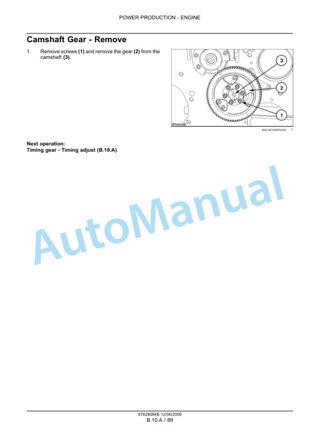 New Holland T7030, T7040, T7050, T7060 Tractor Service Manual 84410779 11 New Holland T7030, T7040, T7050, T7060 Tractor Service Manual 84410779-3
