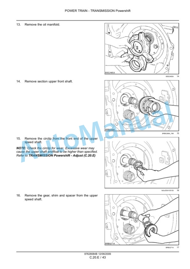 New Holland T7030, T7040, T7050, T7060 Tractor Service Manual 84410780 2 New Holland T7030, T7040, T7050, T7060 Tractor Service Manual 84410780-2