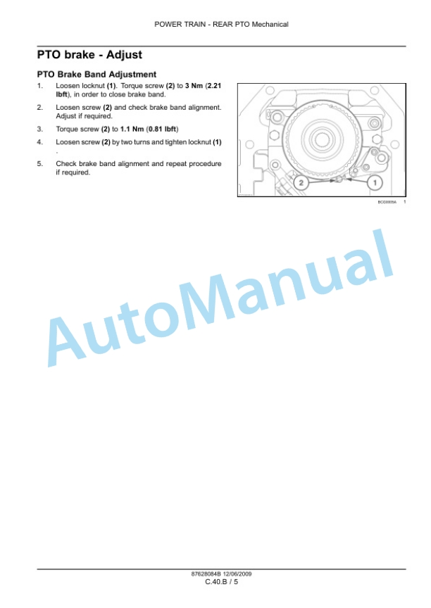New Holland T7030, T7040, T7050, T7060 Tractor Service Manual 84410780 4 New Holland T7030, T7040, T7050, T7060 Tractor Service Manual 84410780-4