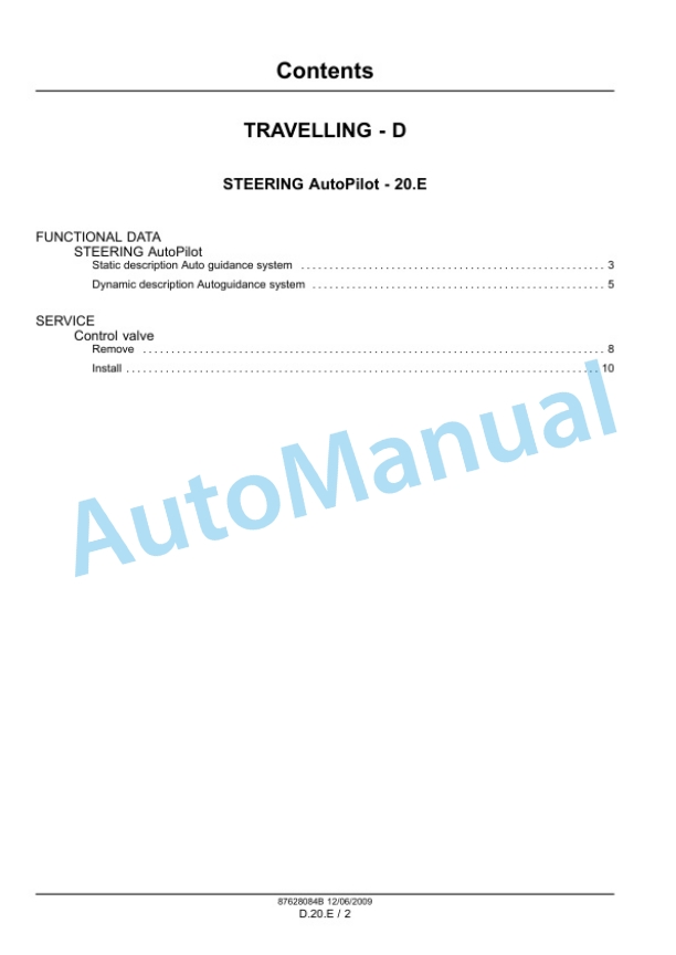 New Holland T7030, T7040, T7050, T7060 Tractor Service Manual 84410781 4 New Holland T7030, T7040, T7050, T7060 Tractor Service Manual 84410781 - Image 4