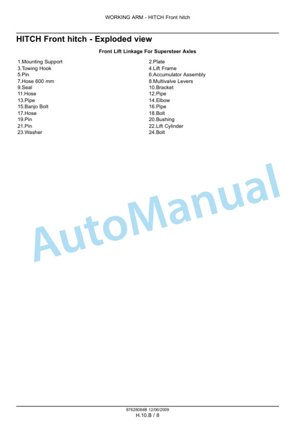 New Holland T7030, T7040, T7050, T7060 Tractor Service Manual 84410782 4 New Holland T7030, T7040, T7050, T7060 Tractor Service Manual 84410782 - Image 4
