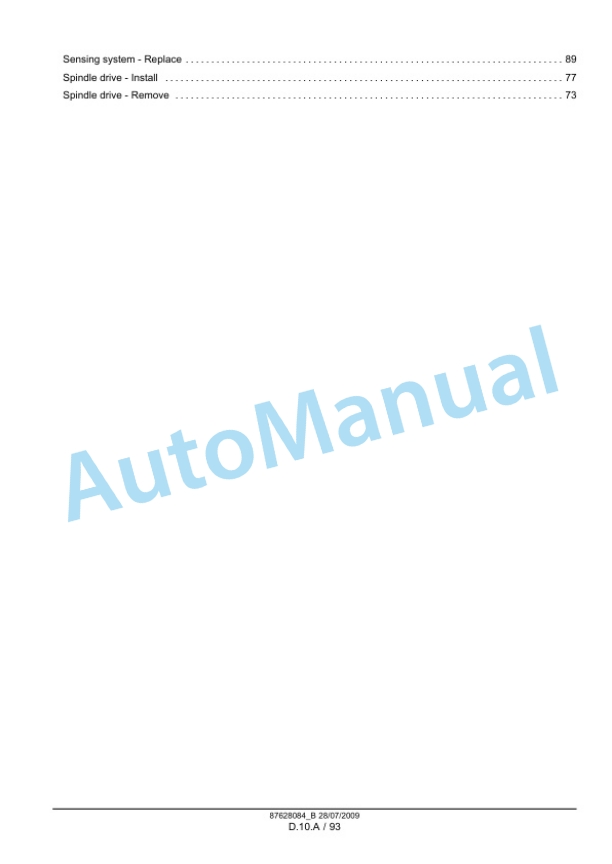 New Holland T7030, T7040, T7050, T7060 Tractor Service Manual 87628084B 5 New Holland T7030, T7040, T7050, T7060 Tractor Service Manual 87628084B-5