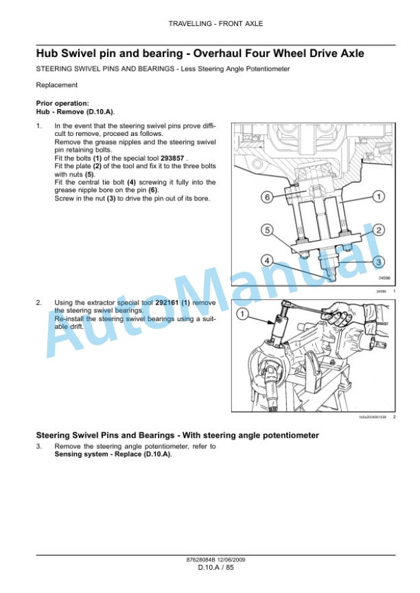 New Holland T7030, T7040, T7050, T7060 Tractor Service Manual 87628084BNA 5 New Holland T7030, T7040, T7050, T7060 Tractor Service Manual 87628084BNA-5