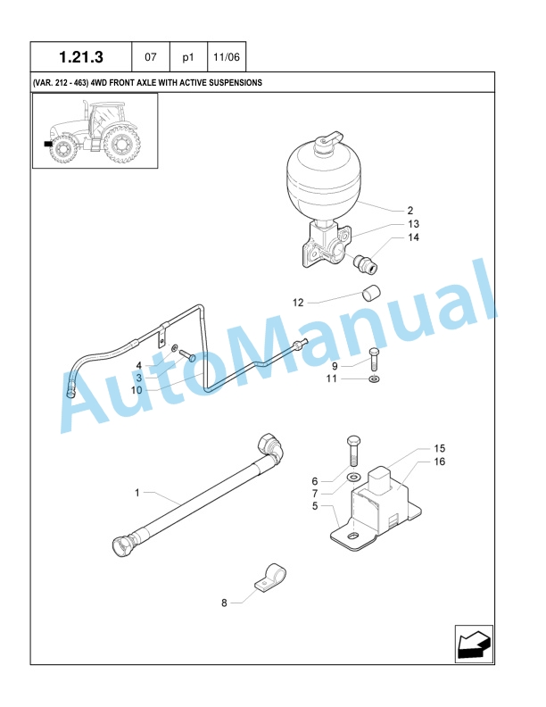 New Holland T7030, T7040, T7050, T7060 Tractor Service Parts Catalogue 87635889 2 New Holland T7030, T7040, T7050, T7060 Tractor Service Parts Catalogue 87635889-2