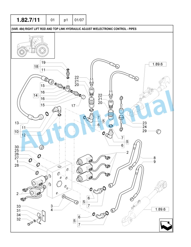 New Holland T7030, T7040, T7050, T7060 Tractor Service Parts Catalogue 87635889 4 New Holland T7030, T7040, T7050, T7060 Tractor Service Parts Catalogue 87635889-4