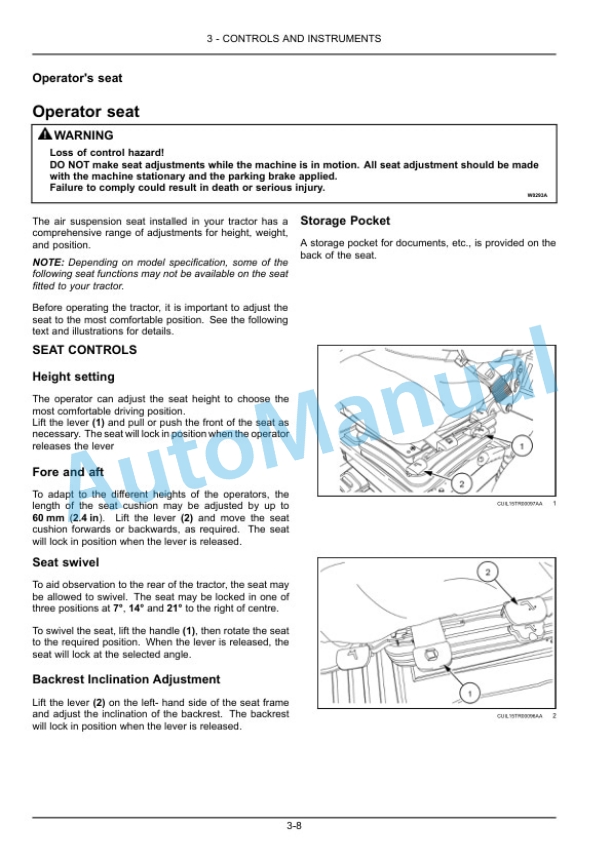 New Holland T7.150, T7.180 Tractor Operation and Maintenance Manual 51635318 2 New Holland T7.150, T7.180 Tractor Operation and Maintenance Manual 51635318 - Image 2