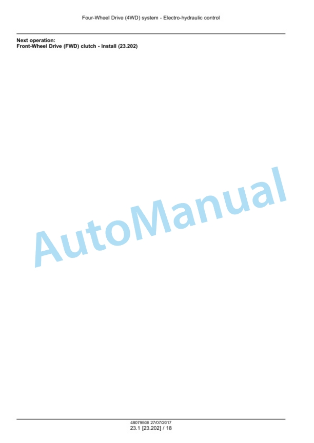 Alternative view of New Holland T7.150, T7.180 Tractor Service Manual 48079508