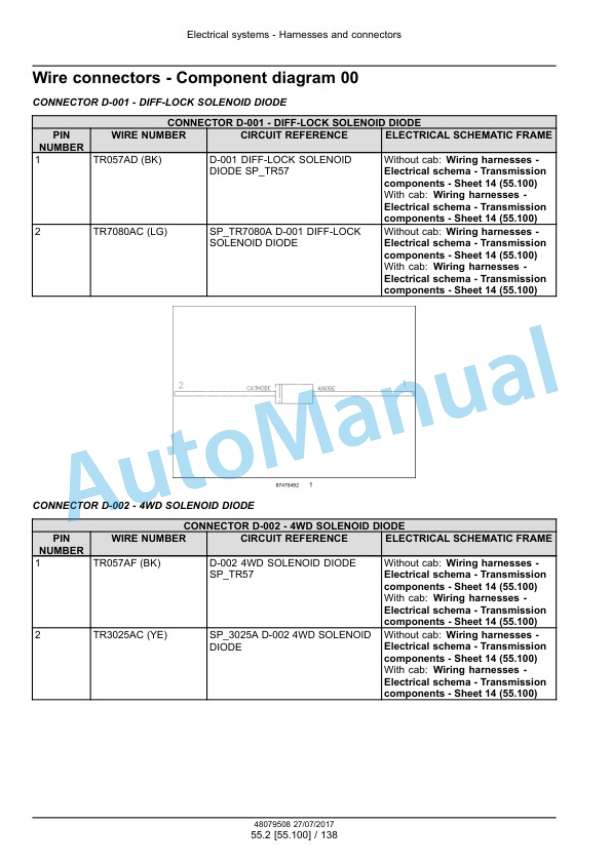 New Holland T7.150, T7.180 Tractor Service Manual 48079508 5 New Holland T7.150, T7.180 Tractor Service Manual 48079508 - Image 5