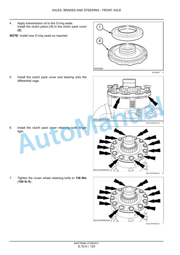 New Holland T7.170, T7.185, T7.200, T7.210 Auto Command Tractor - T7.170, T7.185, T7.200, T7.210 Range Command, Power Command Tractor Service Manual 84477609A 5 New Holland T7.170, T7.185, T7.200, T7.210 Auto Command Tractor - T7.170, T7.185, T7.200, T7.210 Range Command, Power Command Tractor Service Manual 84477609A-5