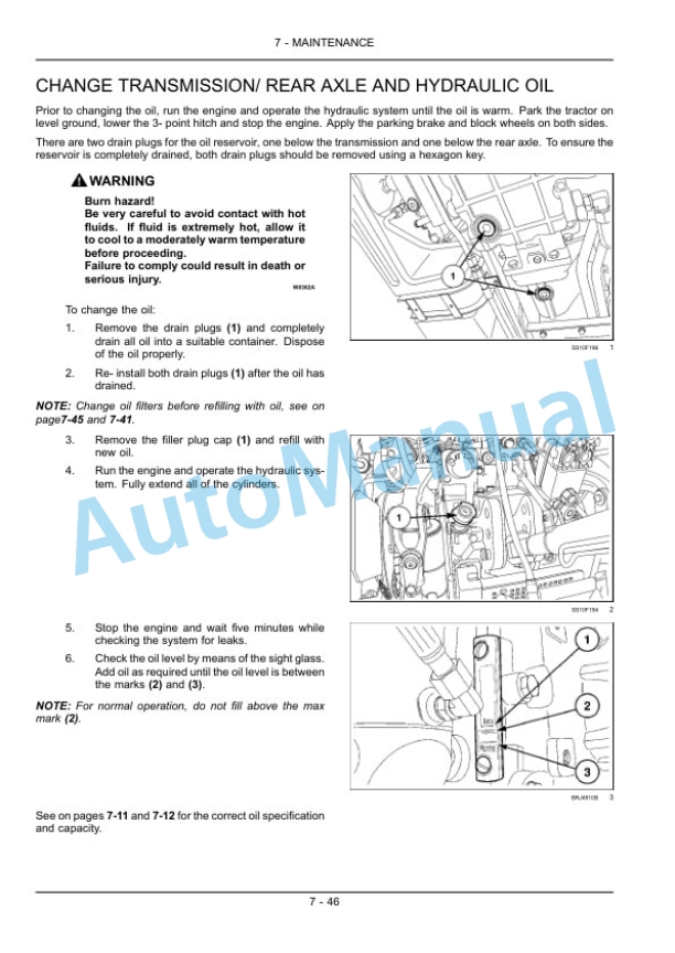 New Holland T7.170, T7.185, T7.200, T7.210 Range Command, Power Command Tractor Operation and Maintenance Manual 84349902 5 New Holland T7.170, T7.185, T7.200, T7.210 Range Command, Power Command Tractor Operation and Maintenance Manual 84349902-5