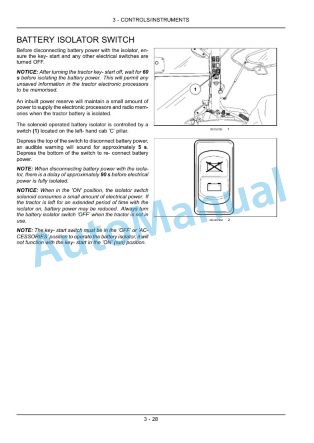 New Holland T7.170, T7.185, T7.200, T7.210 Range Command, Power Command Tractor Operation and Maintenance Manual 84411220 2 New Holland T7.170, T7.185, T7.200, T7.210 Range Command, Power Command Tractor Operation and Maintenance Manual 84411220-2