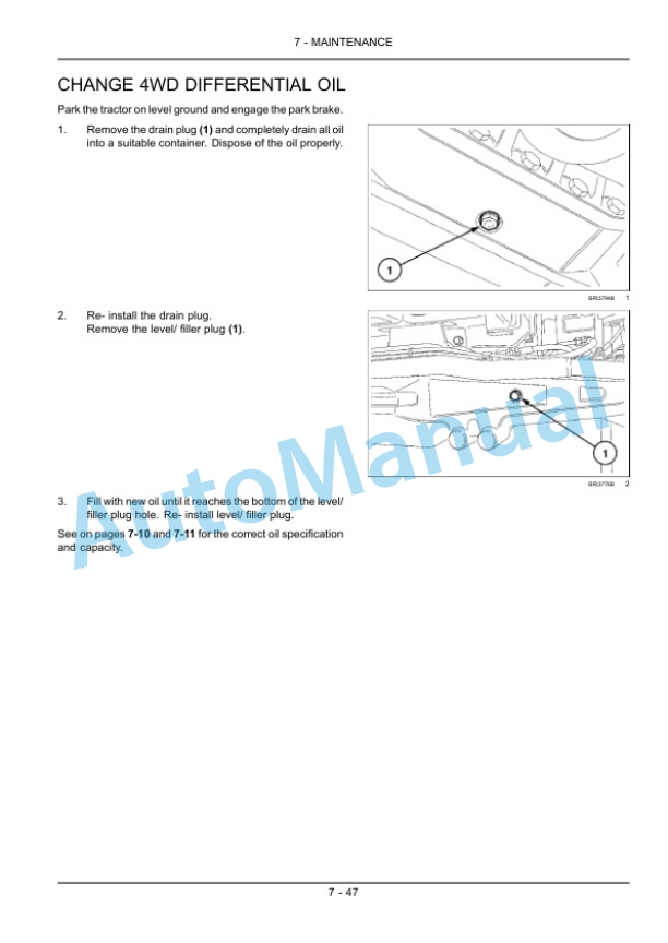 New Holland T7.170, T7.185, T7.200, T7.210 Range Command, Power Command Tractor Operation and Maintenance Manual 84411220 5 New Holland T7.170, T7.185, T7.200, T7.210 Range Command, Power Command Tractor Operation and Maintenance Manual 84411220-5