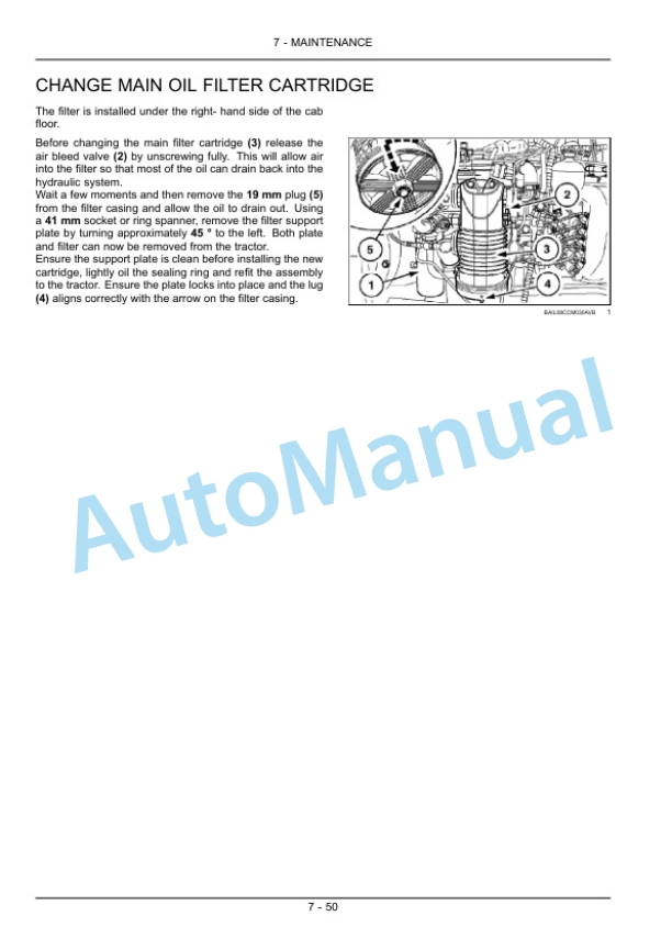 New Holland T7.170, T7.185, T7.200, T7.210 Range Command, Power Command Tractor Operation and Maintenance Manual 84479603 5 New Holland T7.170, T7.185, T7.200, T7.210 Range Command, Power Command Tractor Operation and Maintenance Manual 84479603 - Image 5