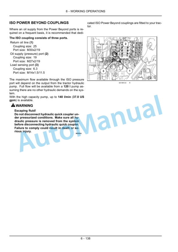 New Holland T7.170, T7.185, T7.200, T7.210 Sidewinder II Range Command, Power Command Tractor Operation and Maintenance Manual 84350762 4 New Holland T7.170, T7.185, T7.200, T7.210 Sidewinder II Range Command, Power Command Tractor Operation and Maintenance Manual 84350762-4