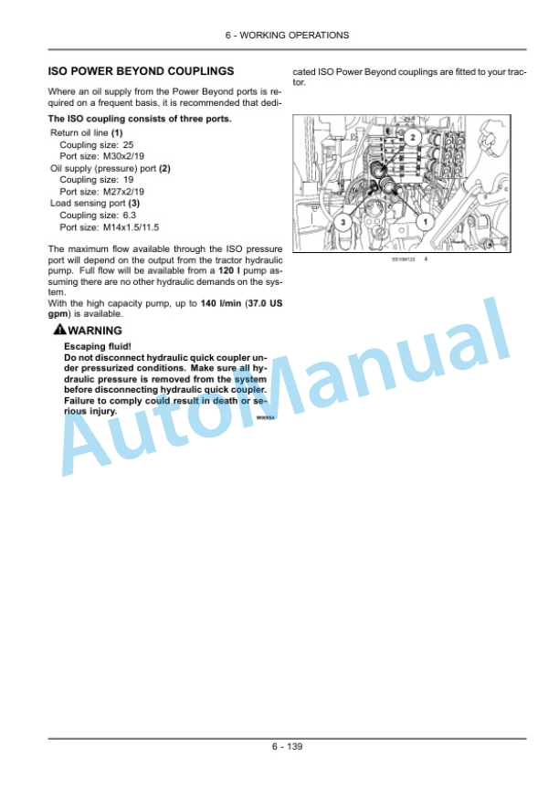 New Holland T7.170, T7.185, T7.200, T7.210 Sidewinder II Range Command, Power Command Tractor Operation and Maintenance Manual 84411301 4 New Holland T7.170, T7.185, T7.200, T7.210 Sidewinder II Range Command, Power Command Tractor Operation and Maintenance Manual 84411301-4