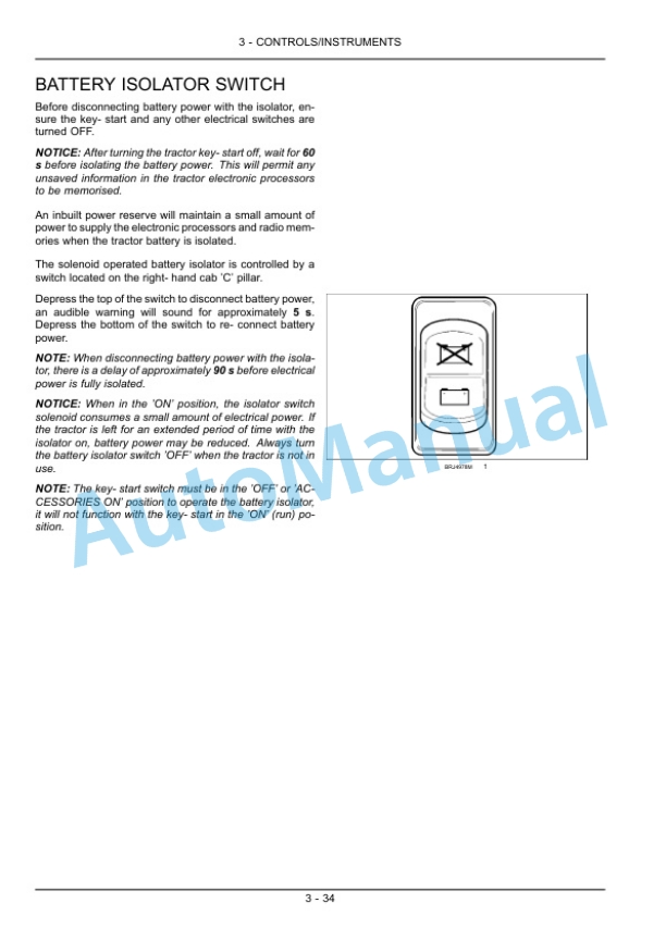 New Holland T7.170, T7.185, T7.200, T7.210 Sidewinder II Range Command, Power Command Tractor Operation and Maintenance Manual 84479555 2 New Holland T7.170, T7.185, T7.200, T7.210 Sidewinder II Range Command, Power Command Tractor Operation and Maintenance Manual 84479555 - Image 2
