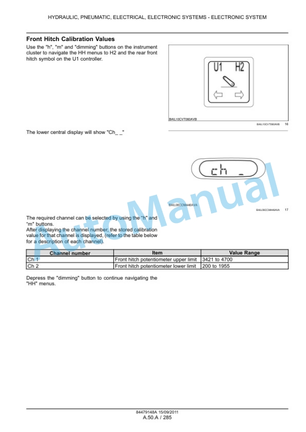 New Holland T7.170, T7.185, T7.200, T7.210 Tractor Service Manual 84479148A 3 New Holland T7.170, T7.185, T7.200, T7.210 Tractor Service Manual 84479148A-3