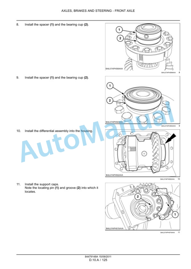 New Holland T7.170, T7.185, T7.200, T7.210 Tractor Service Manual 84479148A 5 New Holland T7.170, T7.185, T7.200, T7.210 Tractor Service Manual 84479148A-5