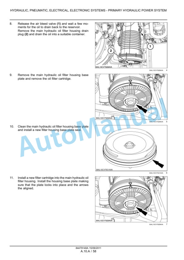 New Holland T7.170, T7.185, T7.200, T7.210 Tractor Service Manual 84561157 3 New Holland T7.170, T7.185, T7.200, T7.210 Tractor Service Manual 84561157 - Image 3
