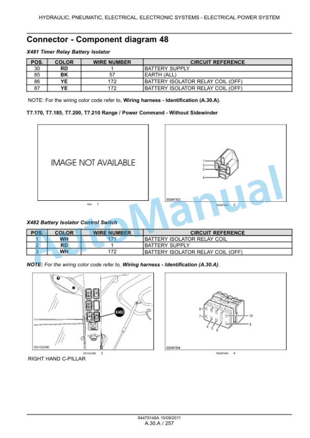 New Holland T7.170, T7.185, T7.200, T7.210 Tractor Service Manual 84561158 4 New Holland T7.170, T7.185, T7.200, T7.210 Tractor Service Manual 84561158-4