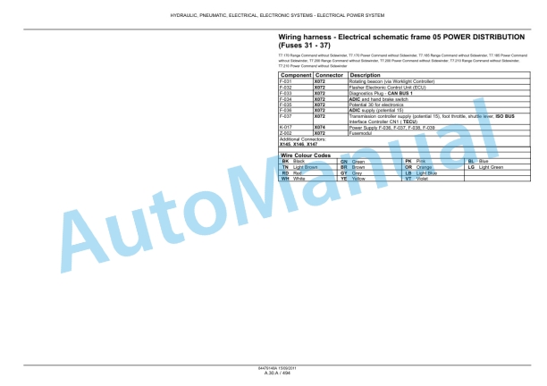 New Holland T7.170, T7.185, T7.200, T7.210 Tractor Service Manual 84561159 2 New Holland T7.170, T7.185, T7.200, T7.210 Tractor Service Manual 84561159-2