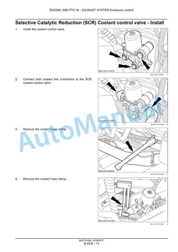 New Holland T7.170, T7.185, T7.200, T7.210 Tractor Service Manual 84561162 4 New Holland T7.170, T7.185, T7.200, T7.210 Tractor Service Manual 84561162-4