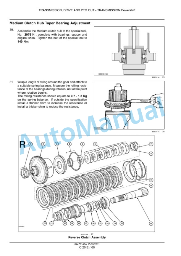 New Holland T7.170, T7.185, T7.200, T7.210 Tractor Service Manual 84561163 3 New Holland T7.170, T7.185, T7.200, T7.210 Tractor Service Manual 84561163 - Image 3