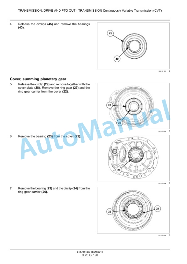New Holland T7.170, T7.185, T7.200, T7.210 Tractor Service Manual 84561163 4 New Holland T7.170, T7.185, T7.200, T7.210 Tractor Service Manual 84561163 - Image 4
