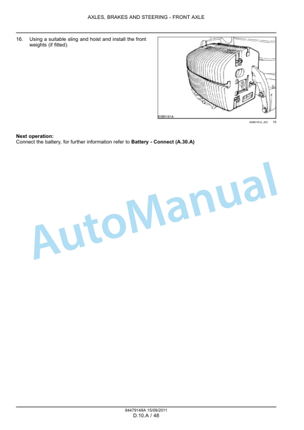 New Holland T7.170, T7.185, T7.200, T7.210 Tractor Service Manual 84561164 2 New Holland T7.170, T7.185, T7.200, T7.210 Tractor Service Manual 84561164-2