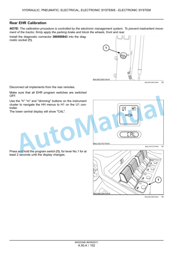 New Holland T7.170 - T7.210 Sidewinder II Auto Command Tractor - T7.170 - T7.210 Sidewinder II Range Command, Power Command Tractor Calibration Booklet 84533348 3 New Holland T7.170 - T7.210 Sidewinder II Auto Command Tractor - T7.170 - T7.210 Sidewinder II Range Command, Power Command Tractor Calibration Booklet 84533348-3