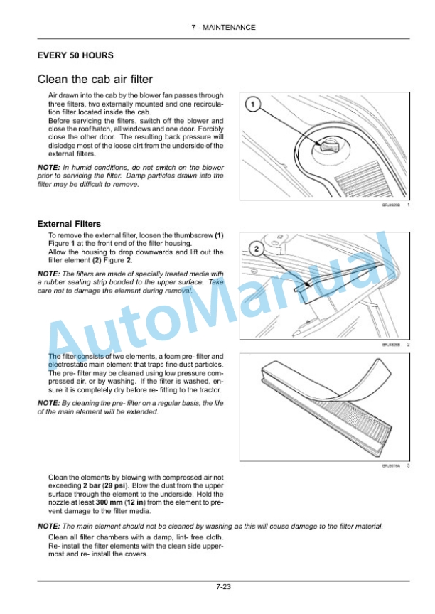 New Holland T7.175, T7.190, T7.210, T7.225 Auto Command Tier 4B Final Sidewinder II Tractor Operation and Maintenance Manual 47948840 5 New Holland T7.175, T7.190, T7.210, T7.225 Auto Command Tier 4B Final Sidewinder II Tractor Operation and Maintenance Manual 47948840 - Image 5