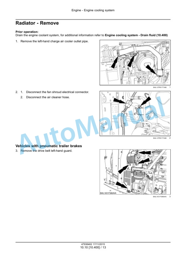 New Holland T7.175, T7.190, T7.210, T7.225 Auto Command Tier 4B Final Tractor Service Manual 47969471 5 New Holland T7.175, T7.190, T7.210, T7.225 Auto Command Tier 4B Final Tractor Service Manual 47969471 - Image 5