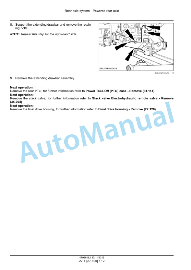 New Holland T7.175, T7.190, T7.210, T7.225 Auto Command Tier 4B Final Tractor Service Manual 47969474 5 New Holland T7.175, T7.190, T7.210, T7.225 Auto Command Tier 4B Final Tractor Service Manual 47969474 - Image 5