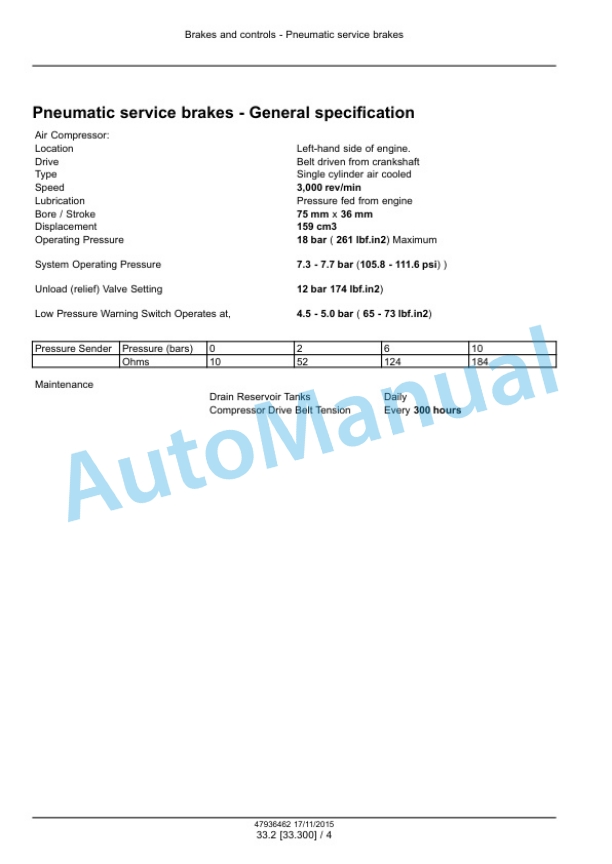 New Holland T7.175, T7.190, T7.210, T7.225 Auto Command Tier 4B Final Tractor Service Manual 47969475 5 New Holland T7.175, T7.190, T7.210, T7.225 Auto Command Tier 4B Final Tractor Service Manual 47969475 - Image 5