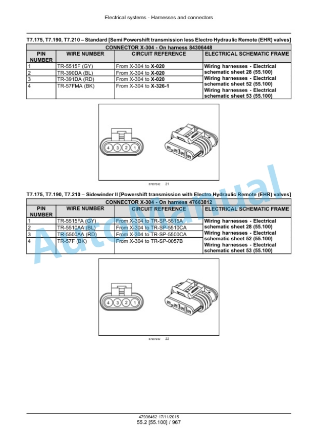 New Holland T7.175, T7.190, T7.210, T7.225 Auto Command Tier 4B Final Tractor Service Manual 47969481 3 New Holland T7.175, T7.190, T7.210, T7.225 Auto Command Tier 4B Final Tractor Service Manual 47969481-3