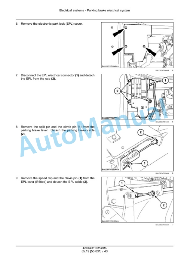 New Holland T7.175, T7.190, T7.210, T7.225 Auto Command Tier 4B Final Tractor Service Manual 47969485 3 New Holland T7.175, T7.190, T7.210, T7.225 Auto Command Tier 4B Final Tractor Service Manual 47969485 - Image 3