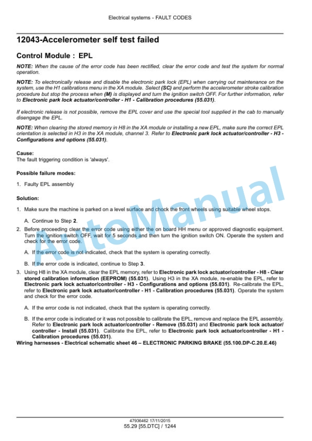 New Holland T7.175, T7.190, T7.210, T7.225 Auto Command Tier 4B Final Tractor Service Manual 47969489 2 New Holland T7.175, T7.190, T7.210, T7.225 Auto Command Tier 4B Final Tractor Service Manual 47969489-2