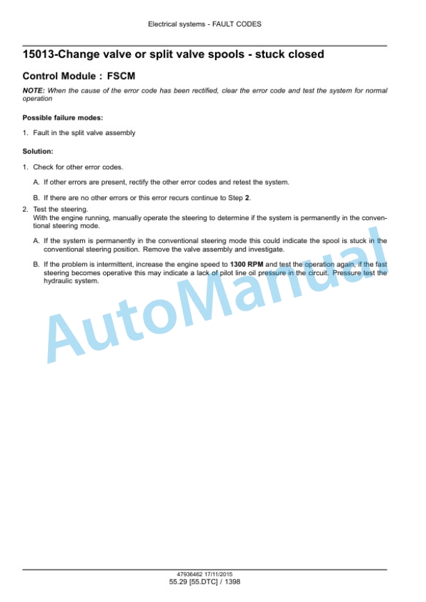 New Holland T7.175, T7.190, T7.210, T7.225 Auto Command Tier 4B Final Tractor Service Manual 47969489 4 New Holland T7.175, T7.190, T7.210, T7.225 Auto Command Tier 4B Final Tractor Service Manual 47969489-4