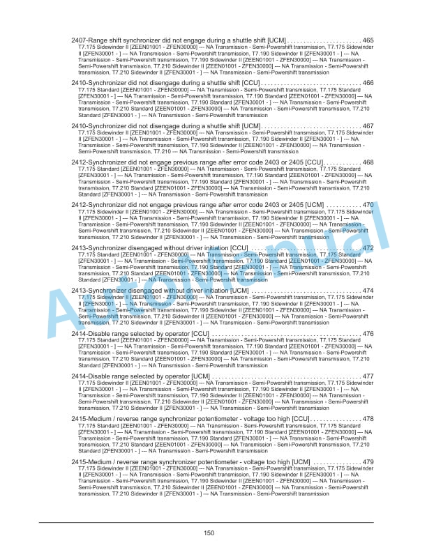 New Holland T7.175, T7.190, T7.210, T7.225 Auto Command Tier 4B Final Tractor Service Manual 47969491 5 New Holland T7.175, T7.190, T7.210, T7.225 Auto Command Tier 4B Final Tractor Service Manual 47969491-5