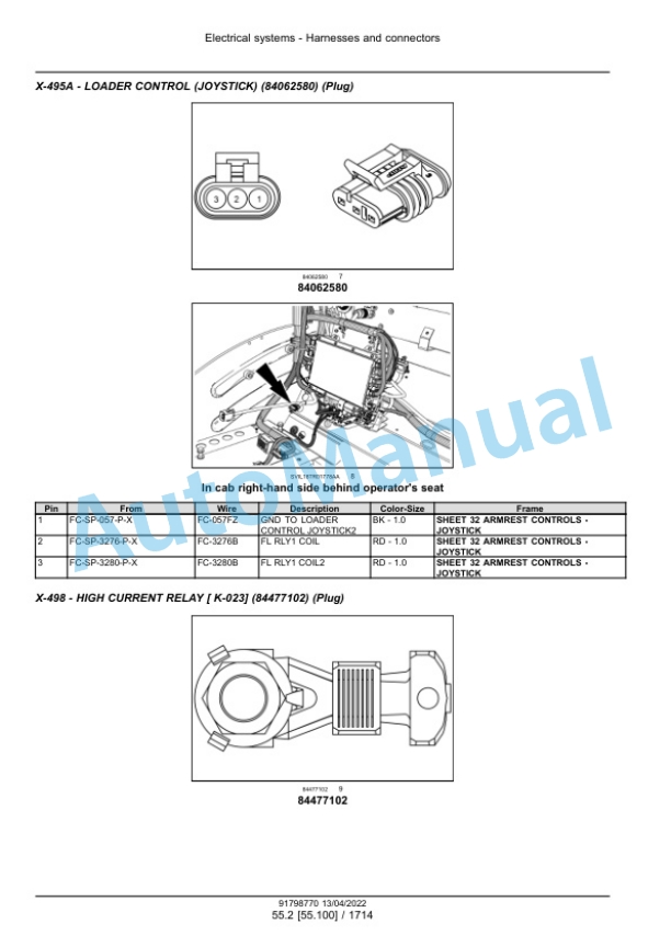 New Holland T7.195S, T7.215S, T7.230, T7.245, T7.260, T7.270 AutoCommand Stage V Tractor Service Manual 91798770 3 New Holland T7.195S, T7.215S, T7.230, T7.245, T7.260, T7.270 AutoCommand Stage V Tractor Service Manual 91798770 - Image 3