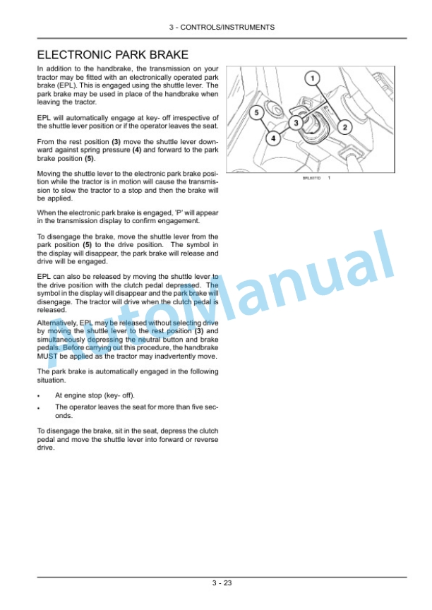 New Holland T7.220, T7.235, T7.250, T7.260 Power Command Tractor Operation and Maintenance Manual 47371836 2 New Holland T7.220, T7.235, T7.250, T7.260 Power Command Tractor Operation and Maintenance Manual 47371836-2