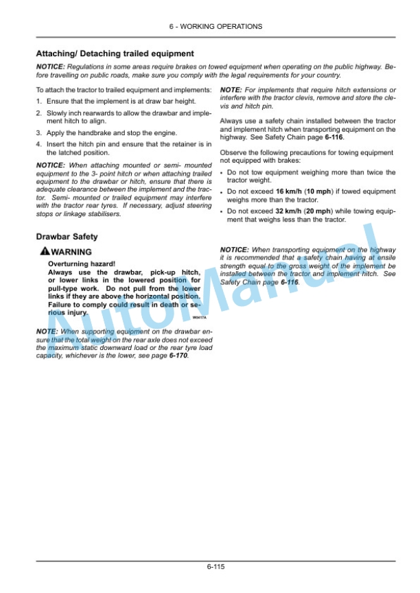 New Holland T7.220, T7.235, T7.250, T7.260 Power Command Tractor Operation and Maintenance Manual 47894410 4 New Holland T7.220, T7.235, T7.250, T7.260 Power Command Tractor Operation and Maintenance Manual 47894410 - Image 4