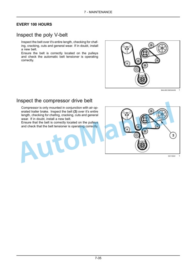 New Holland T7.220, T7.235, T7.250, T7.260 Power Command Tractor Operation and Maintenance Manual 47894410 5 New Holland T7.220, T7.235, T7.250, T7.260 Power Command Tractor Operation and Maintenance Manual 47894410 - Image 5