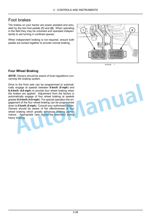 New Holland T7.220, T7.235, T7.250, T7.260 Power Command Tractor Operation and Maintenance Manual 47894441 2 New Holland T7.220, T7.235, T7.250, T7.260 Power Command Tractor Operation and Maintenance Manual 47894441 - Image 2