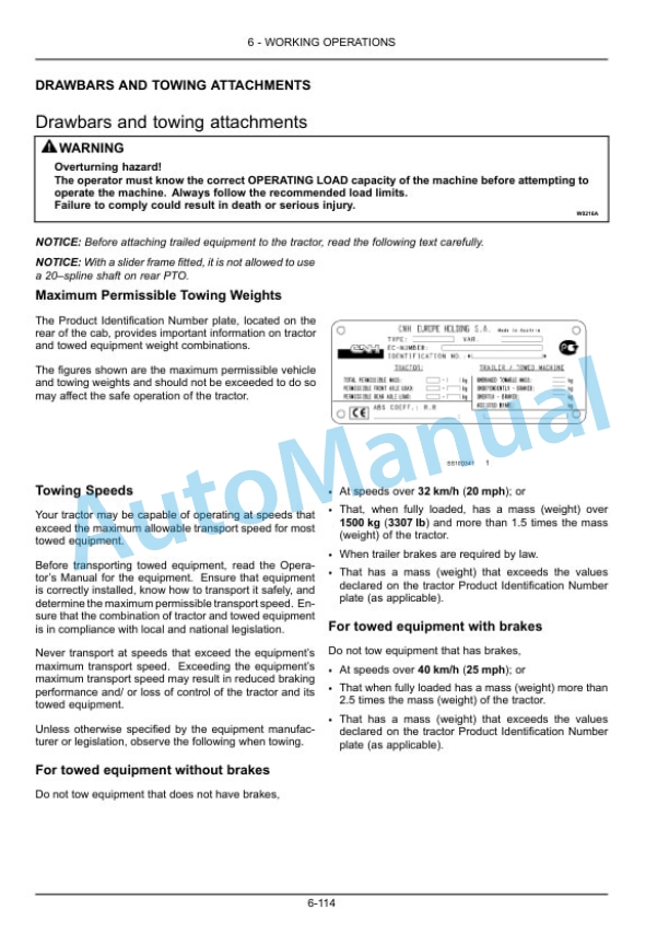 New Holland T7.220, T7.235, T7.250, T7.260 Power Command Tractor Operation and Maintenance Manual 47894441 4 New Holland T7.220, T7.235, T7.250, T7.260 Power Command Tractor Operation and Maintenance Manual 47894441 - Image 4