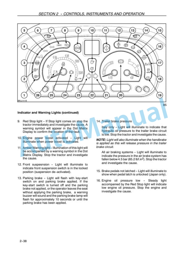 New Holland T7.220, T7.235, T7.250, T7.260 Power Command Tractor Operation and Maintenance Manual 84411764 2 New Holland T7.220, T7.235, T7.250, T7.260 Power Command Tractor Operation and Maintenance Manual 84411764 - Image 2